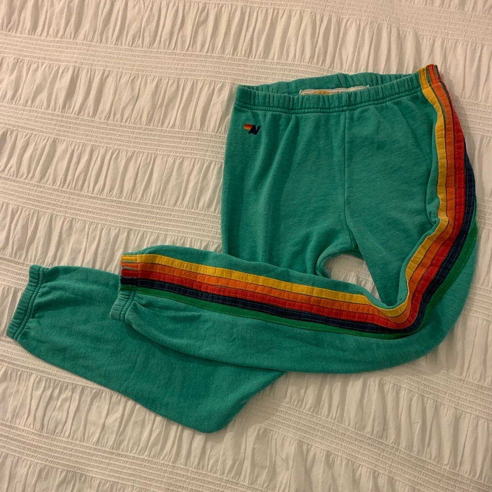 Aviator Nation Stripe stitching Sweatpants